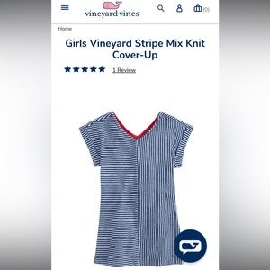 Vineyard Vines Stripe Mix Knit Cover Up